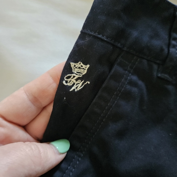 Teenie Weenie Navy Blue Embroidered Women's Shorts Size FM - Picture 5 of 12